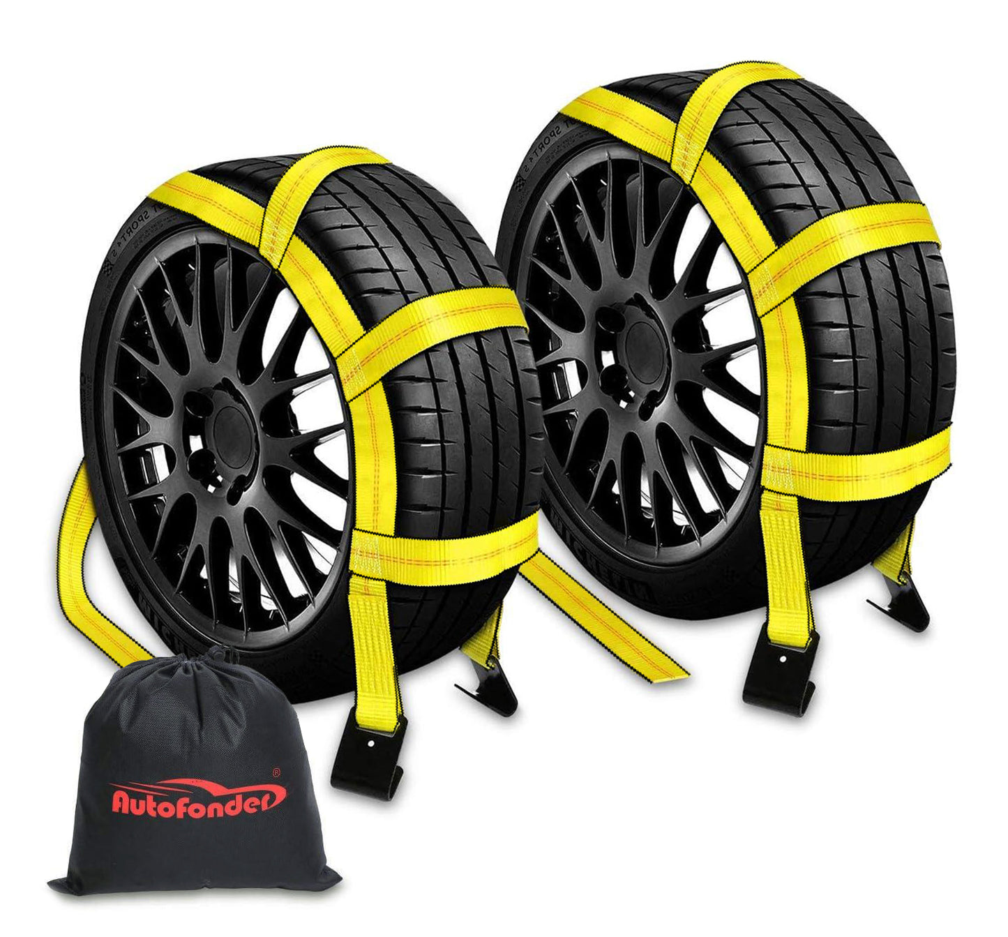Tow Dolly Basket Straps for 14"-17" Tires