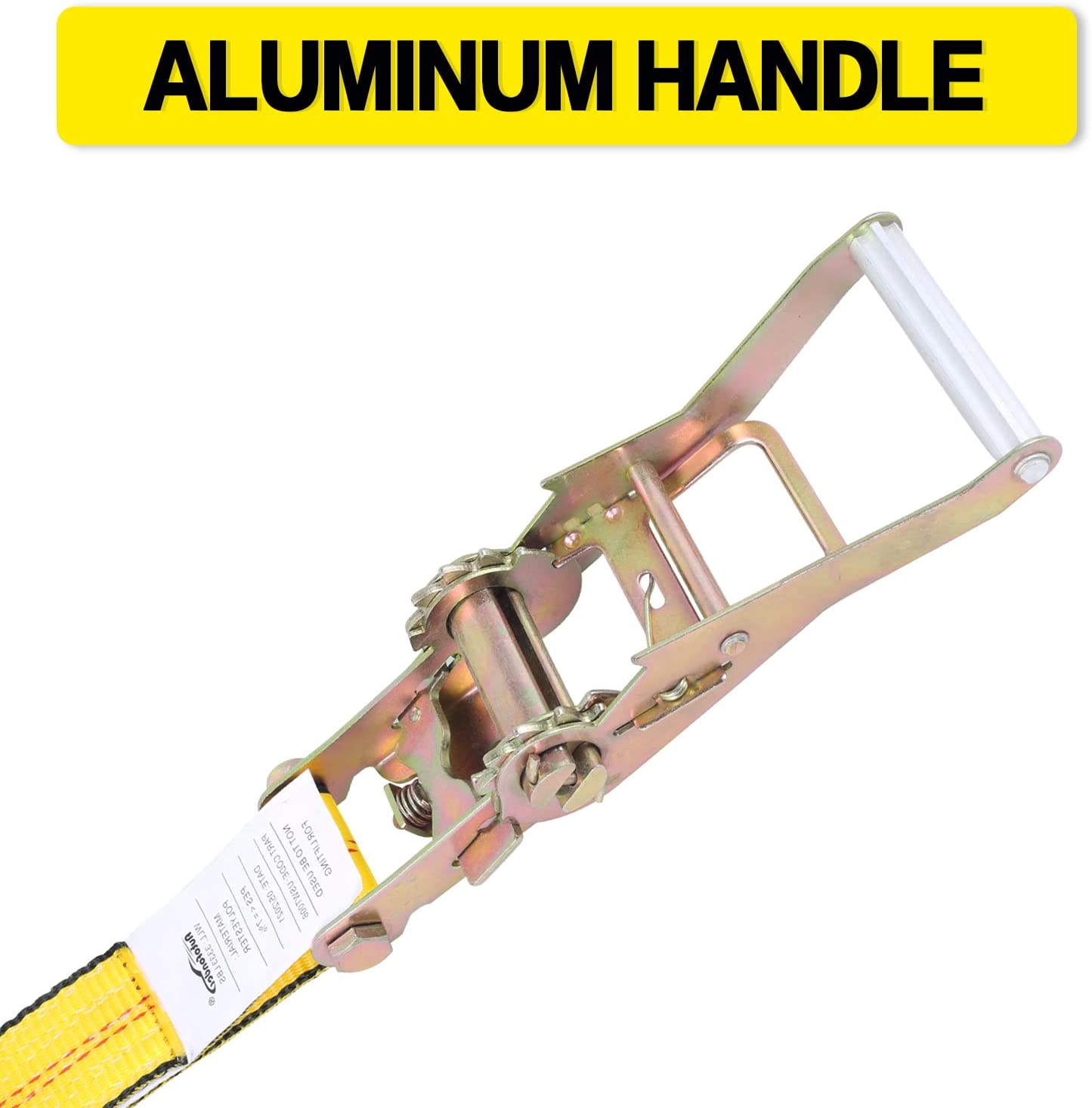 2"x27' Ratchet Strap with Flat Hook