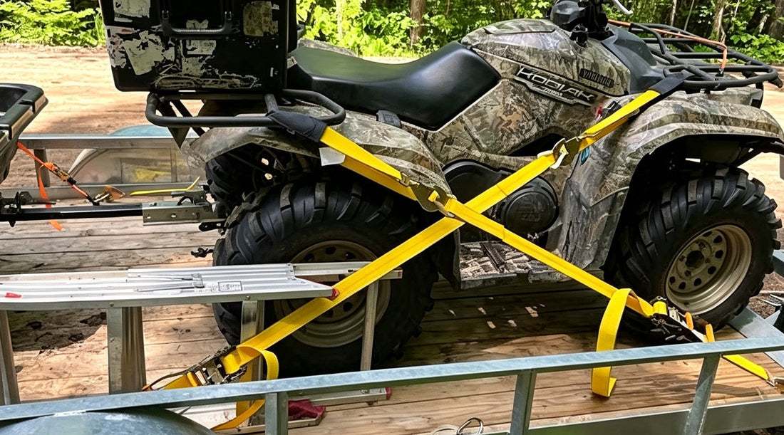 How Many Tie-Down Straps Do You Need to Secure a Vehicle on a Trailer?