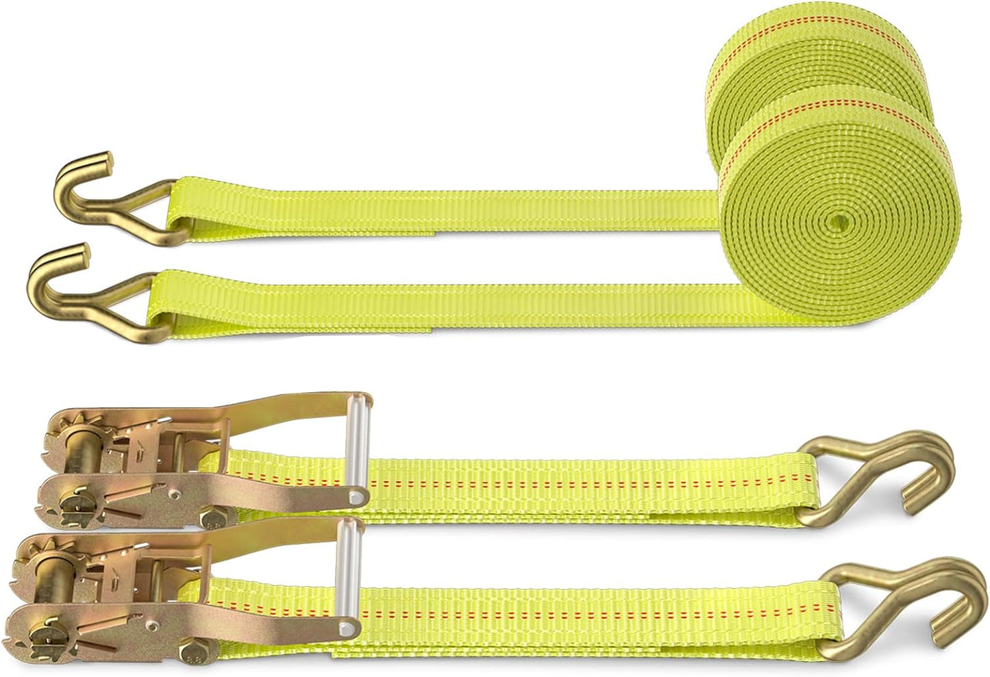 2"x27' Ratchet Straps 10,000lb Break Strength