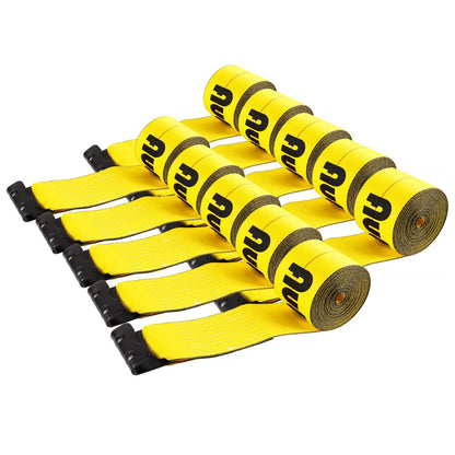 4 in x 30 ft winch straps with flat hooks - view 10