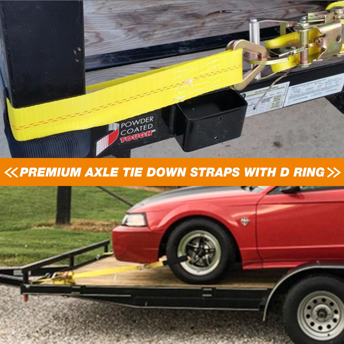 2"x36" Axle Straps 4 Pack