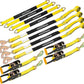 Car Tie Down Straps 2"x10ft with Snap Hook 4-Pack, 10,000lb – image 1