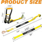 Car Tie Down Straps 2"x10ft with Snap Hook 4-Pack, 10,000lb – image 5