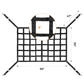 Cargo Net for Truck Bed 50"x66" with S-Hooks, 2" Wide Mesh – image 3