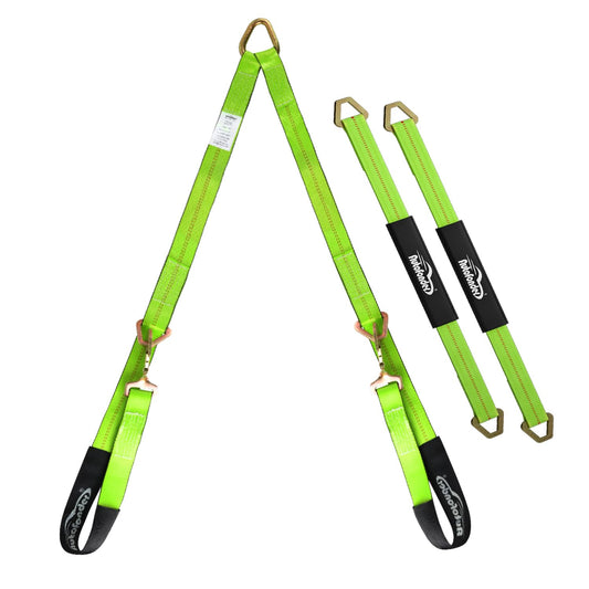 V-Bridle Strap 2"x4ft with 2"x36" Axle Straps 2-Pack, 10,000lb – image 1