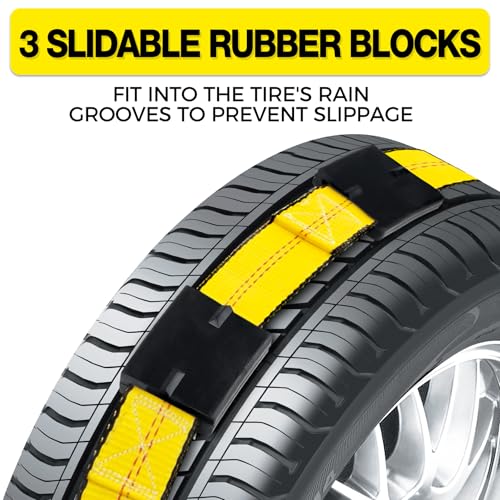 E-Track Tire Straps for Trailers 2"x10ft 4-Pack, 10,000lb – image 5