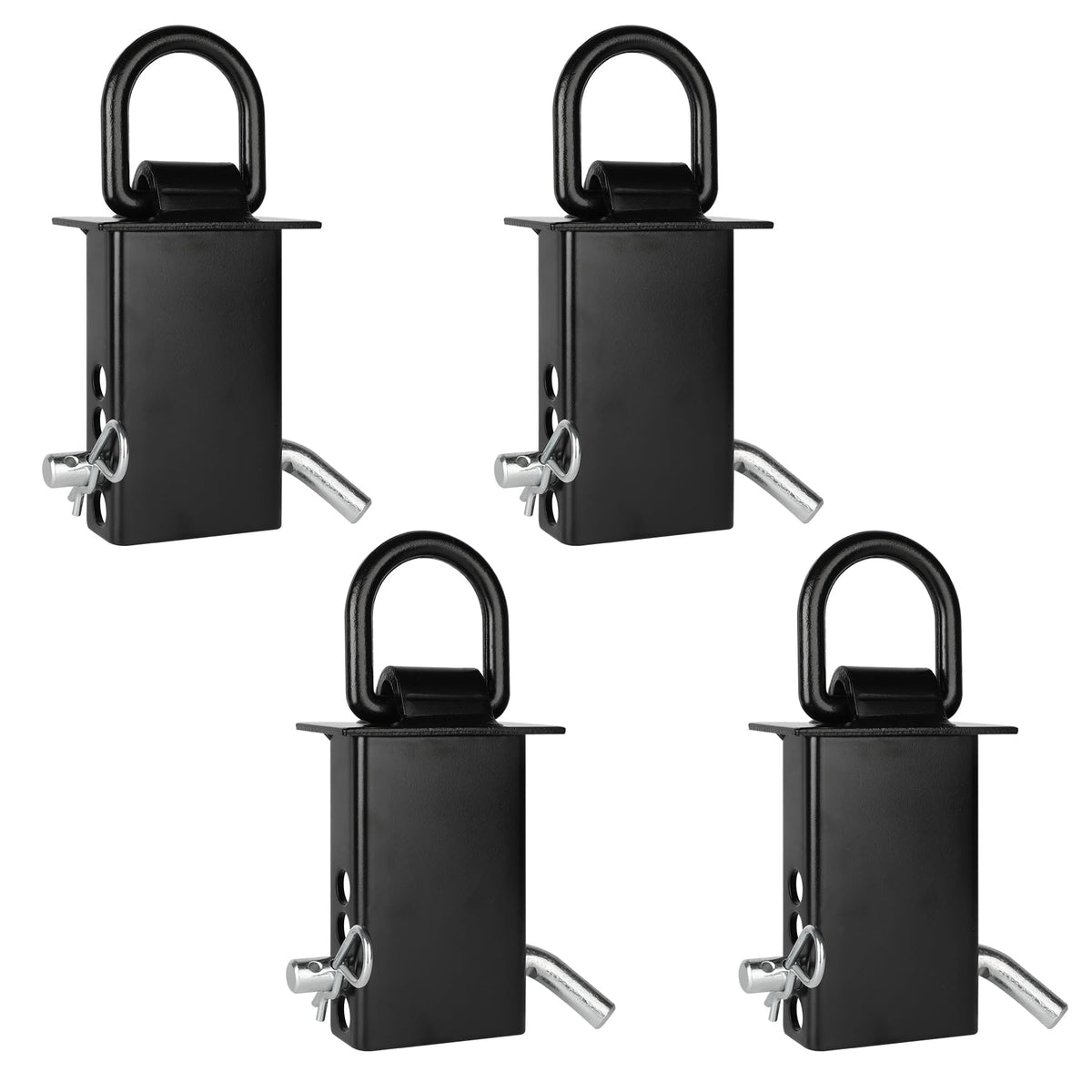 Stake Pocket D Rings 4-Pack, 16,200lb Heavy Duty Trailer Anchor Points – image 1
