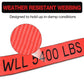 4"x40' Winch Straps with Flat Hook 8-Pack, 16,200lb Break Strength – image 5