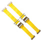 E-Track Ratchet Tie Down Straps 2"x15ft 4-Pack, 4,500lb Break Strength – image 2
