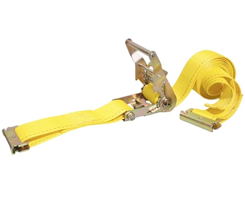 E-Track Ratchet Tie Down Straps 2"x15ft 4-Pack, 4,500lb Break Strength – image 6