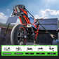 1"x15ft Ratchet Tie Down Straps 4-Pack for Motorcycle, Dirt Bike & ATV – image 3