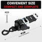 Retractable Boat Trailer Tie Down Straps 2"x6ft 2-Pack, 4,400lb Break Strength – image 4