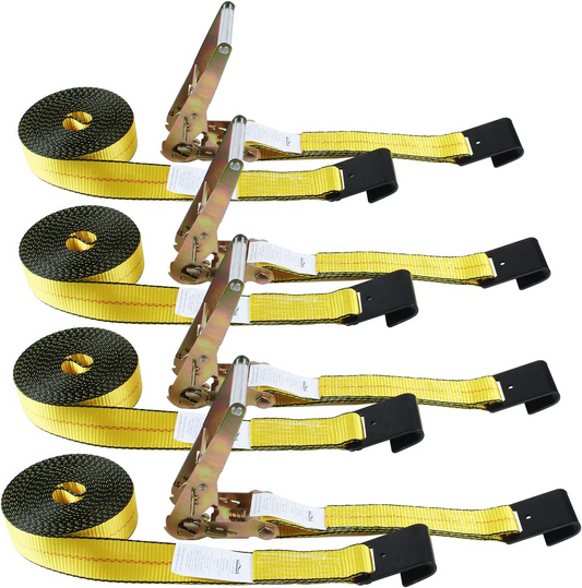 2"x27' Ratchet Strap with Flat Hook