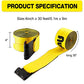 Autofonder 4" x30' Winch Straps with Flat Hook Flatbed Tie Downs Truck Straps 5,400lbs Load Capacity Cargo Control for Flatbeds, Trucks, Trailers, Farms, Rescues, Tree Saver, Yellow(4 Pack) – image 3