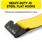 Autofonder 4" x30' Winch Straps with Flat Hook Flatbed Tie Downs Truck Straps 5,400lbs Load Capacity Cargo Control for Flatbeds, Trucks, Trailers, Farms, Rescues, Tree Saver, Yellow(4 Pack) – image 7