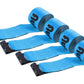 Autofonder Winch Straps Flat Hook 4" x 30' Blue 4-Pack 16,200lbs Blue – image 1