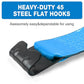 Autofonder Winch Straps Flat Hook 4" x 30' Blue 4-Pack 16,200lbs Blue – image 6