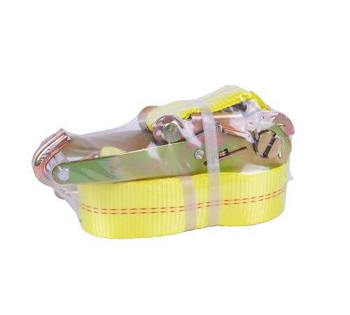 Autofonder Ratchet Tie Down Straps 10-Pack Heavy Duty 2" x 27' with J Hooks – image 4
