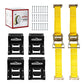 Autofonder Wheel Chock Tie Down Kit 4Pack 4500LBS Break Strength – image 2