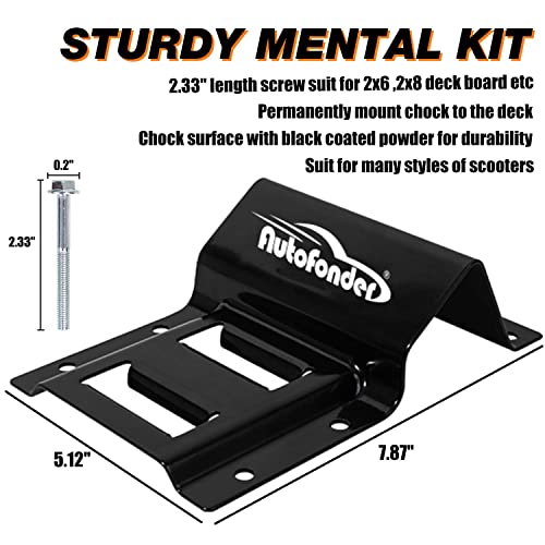 Autofonder Wheel Chock Tie Down Kit 4Pack 4500LBS Break Strength – image 4