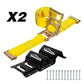 Autofonder Wheel Chock Tie Down Kit 4Pack 4500LBS Break Strength – image 5