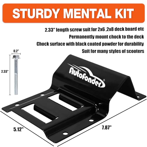Wheel Chock Tie Down Kit (4500lb Break Strength) Heavy Duty Trailer Tire Straps System for ATV, UTV, Lawn Mower & More - Ratchet Tie Downs Accessories with E Track for Four Wheeler – image 5