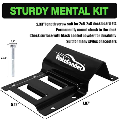 Autofonder Wheel Chock Tie Down Kit Heavy Duty 4,500lbs Durable – image 5