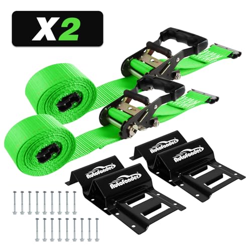 Autofonder Wheel Chock Tie Down Kit Heavy Duty 4,500lbs Durable – image 6
