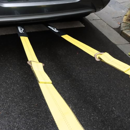 Autofonder 2" x4' V-Bridle Strap with Cordura Sleeve and 2"x36" Axle Straps – image 3
