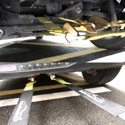 Autofonder 2" x4' V-Bridle Strap with Cordura Sleeve and 2"x36" Axle Straps – image 4