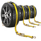 Autofonder Car Hauler Straps 4-Pack Heavy Duty 2inx10ft with Idler J Hooks – image 1