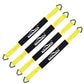 Autofonder 4 Pack 2" x36'' Premium Axle Straps Tie Downs with D-Ring – image 1
