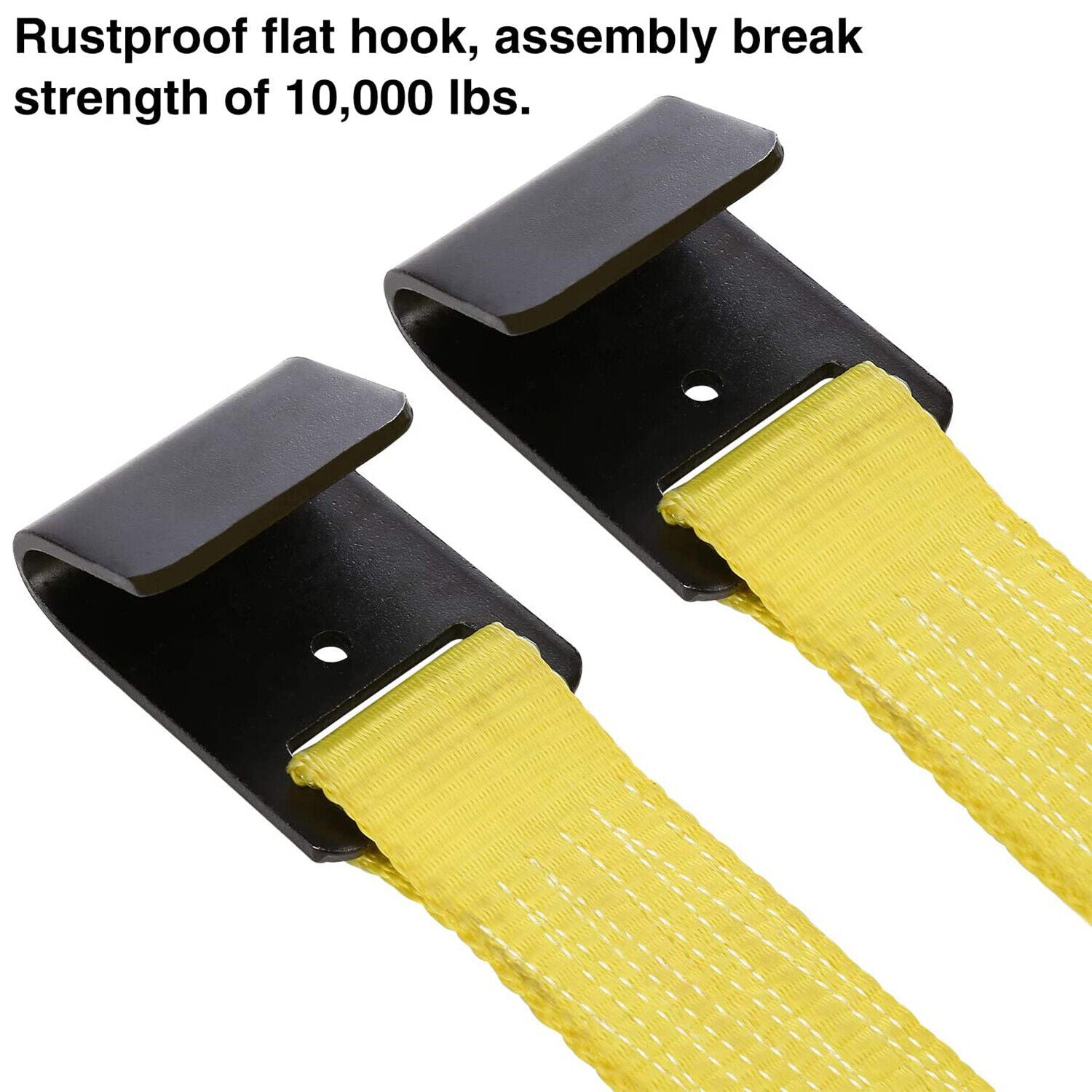 Autofonder Tow Dolly Basket Straps for 14-17 Tires (4 Packs)